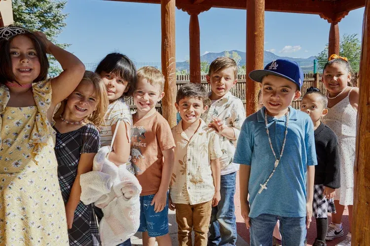 Taos Charter School Kids Smiling